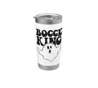 Rey De La Petanca Bola De Petanca Disfraz De Jugador De Vaso térmico de acero inoxidable de doble pared