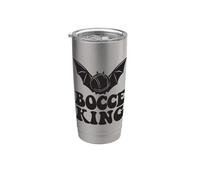 Rey De La Petanca Bola De Petanca Disfraz De Jugador De Vaso térmico de acero inoxidable de doble pared