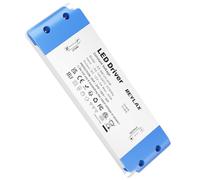 REYLAX Transformador 220v a 12v, Ultrafino Fuente de Alimentación LED 12V 60W 5A, Controlador Led Voltaje Constante para Tiras, G4 MR11 MR16