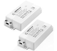 REYLAX Transformador 220V a 24V 30W 1.25A, Transformador LED 24V, Pack de 2
