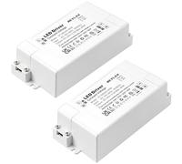 REYLAX Transformador 220V a 24V 60W 2.5A, Transformador LED 24V, Pack de 2