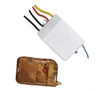 RF para interruptor de luz, 220 V, con alcance de 80 m, paso de pared RF | Penetra en las paredes, señal de 360 grados, no necesita contacto visual, controla la luz en cualquier habitación