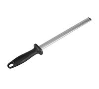 RGBS Afilador de cuchillos de diamante de 30 cm con varilla de grano 600, profesional, extrafino, ovalado, afilador de cuchillos, acero para cocina, con revestimiento de diamante