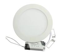RGTTF11HF Ultra brillante 3W 6W 9W 12W 15W 25W regulable Led techo empotrado Downlight Panel redondo luz 85-265V lámpara de bombilla de Panel Led(Cold White,Dimmable 3W)