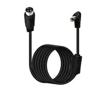 RGYBAO Cable adaptador de corriente DIN de 3 pines a CC 5,5 x 2,1 mm para transmisión de corriente consistente profesional, uso de fuentes de alimentación, cable de corriente