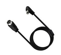 RGYBAO Cable adaptador de corriente DIN de 3 pines a CC 5,5 x 2,1 mm para transmisión de corriente consistente profesional, uso de fuentes de alimentación, cable de corriente