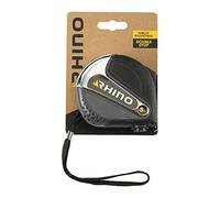 Rhino 46232 - Cinta con punta magnética (imán) con doble tope para cinturón, estándar EU Mid Class II, longitud 8 m x ancho 25 mm-garantía de 5 años, NC, 25 mm