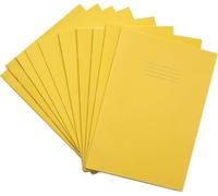 Rhino F8M - Cuaderno de rayas (A4, 64 páginas, 10 unidades), color amarillo