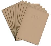 Rhino F8M - Cuaderno de rayas (A4, 64 páginas, 10 unidades), color beige