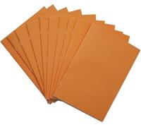 Rhino F8M - Cuaderno de rayas (A4, 64 páginas, 10 unidades), color naranja