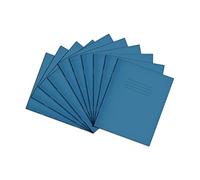 Rhino F8M - Cuaderno de rayas (A5, 48 páginas, 10 unidades, 200 x 165 mm), color azul claro