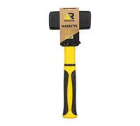 RHINO - Masajeador de 1,5 kg con mango irrompible (trimaterial) - Peso 1,5 kg - 5 años de garantía - Alta calidad - Herramienta de impacto o percusión utilizada por los masones - Varios tamaños