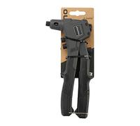 RHINO - Remachadora, pinza remachadora de aluminio, pistola remachadora manual - 4 boquillas incluidas: Ø 2/4-3/2-4/0-4/8 mm - Mango ergonómico, alta calidad