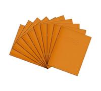 Rhino S10 9 x 7 de ejercicios 80 páginas Naranja Lote de 10