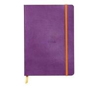 Rhodia Cuaderno Rhodiarama 117460C A5 punteado 160 pág. papel 90 g/m² púrpura con cierre elástico