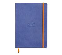 Rhodia 117822C - Rhodiarama carnet souple SAPHIR A5 160 pages 5/5 papier ivoire 90 g, fermeture élastique