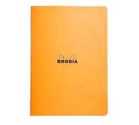 Rhodia 119164Cpack - Un juego de 10 cuadernos naranja - A4 - Cuadros pequeños - 96 páginas - Papel claro 80 g/m² - Sobre de cartón recubierto suave resistente e impermeable