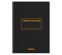 RHODIA 119209C Classic - Libreta flexible con respaldo de lona (A5, tamaño A5, 160 páginas, papel Clairefontaine blanco 80 g/m), color blanco