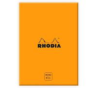 Rhodia 194051C - Caja Bloc de Notas N°11 Naranja - A7 8,5x11,5 cm - Dot (Dotted) - 240 Hojas 80g/m - Práctico y Compacto - Colección Rhodiatime