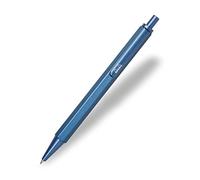 Rhodia 9383C - Bolígrafo scRipt azul Navy, bola 0,7 mm, cuerpo hexagonal de aluminio cepillado