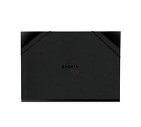 RHODIA TOUCH 116190C - Pochette à dessin - 32 x 45 cm - 3 rabats - fermeture par élastique - toile sérigraphiée - Carton à dessin
