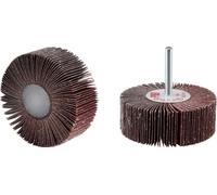 Rhodius 305164 Rhodius FS, 10 unidades, lijadora para ventiladores, dimensiones 80 x 30 x 6.0 mm, grano 80, Topline, para acero inoxidable, acero y madera. 10 unidades
