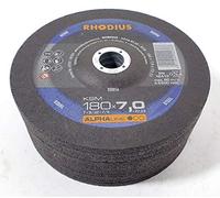 Rhodius KSM - Discos de desbaste para acero (180 x 7 mm, 10 unidades)