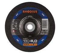 Rhodius KSM - Discos de desbaste para acero (180 x 8 mm, 10 unidades)