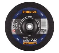 Rhodius RS67 - Discos de desbaste para acero (230 x 7,0 mm, 10 unidades)