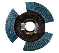 RHODIUS VISION PRO, 10 unidades de discos de corte K40 de diámetro de 115 mm, transparentes, fabricados en Alemania, metal acero inoxidable acero inoxidable, para amoladora angular, disco abrasivo,