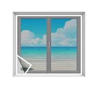 RHVOVNVOM Mosquiteras Autoadhesivas Blancas de 50/60/70/80cm for Ventanas, mosquiteras Malla for Insectos, for Pantalla Tul Invisible Fibra Vidrio, 1 ud(White 50cm,70cm)