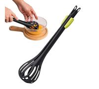 Riaisttd Batidora manual para huevos - Mezclador manual con pinza | Para mezcla doméstica - Para tortitas, café, leche, huevos, fideos, pasta de cocción, cocina, restaurante, barbacoa
