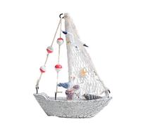 Riaisttd Velero de madera, pequeño velero | Modelo de madera hecho a mano