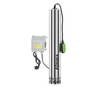 Ribiland - Bomba sumergible (acero inoxidable, 11000 W, 230 V, 65 m, con pizarra eléctrica y flotador - PRPVC1101/65F - Ribiland