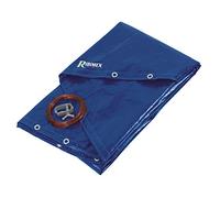 Ribimex Lona redonda para piscina PRBP140R52, 5,20 m de diámetro, azul
