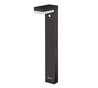 Ribimex PRLUMSOL1/P75 - Farol Solar con Sensor, Color Negro