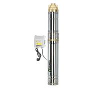 Ribimex PRPGP750/150 - Bomba sumergible con tornillo, 750 W, plata, 64 x 9 x 9 cm