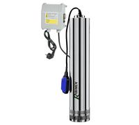 Ribimex PRPVC1102/65F - Bomba sumergible para pozos - 1100 W - Agua limpia