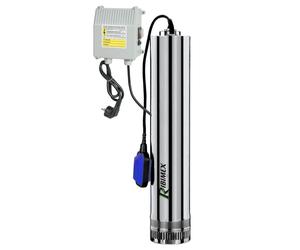Ribimex PRPVC1102/65F - Bomba sumergible para pozos - 1100 W - Agua limpia