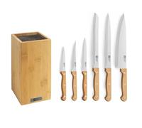Richardson Sheffield Artisan Bois - Bloque de 6 cuchillos de cocina