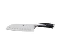 RICHARDSON SHEFFIELD Kyu Santoku - Cuchillo (17,5 cm), color negro y plateado