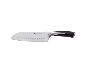 RICHARDSON SHEFFIELD Kyu Santoku - Cuchillo (17,5 cm), color negro y plateado