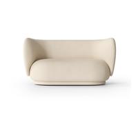 Ferm Living Sofá de 2 plazas Rico Brushed offwhite