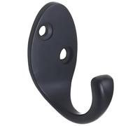 RICOO Ganchos Para Colgar MH014-B1, 1 Pieza Estilo Moderno Ideal para Percha Pared y Ropa 2,2x4,2x5 cm Fabricado en Aleación de Zinc Negro