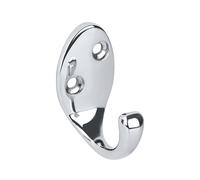 RICOO Ganchos Para Colgar MH014-S1, 1 Piezas Estilo Moderno Ideal para Percha Pared y Ropa 2,2x4,2x5 cm Fabricado en Aleación de Zinc Plata