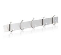 RICOO Perchero de Pared Acero Inoxidable Modelo MH028S-5, Elegante y Duradero con 5 Ganchos para Recibidor Cocina y Baño Plata