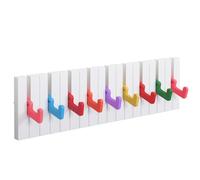 RICOO Perchero de Pared Gancho de Ropa para Niños WM1885-L Colorido Diseño Elegante Perfecto para Cualquier Habitación 49x15x2cm