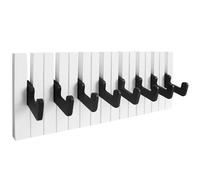 RICOO Perchero de Pared Gancho de Ropa para Niños WM1886-M Diseño Elegante Blanco y Negro Perfecto para Cualquier Habitación 39x15x2cm
