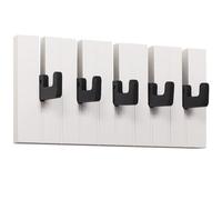 RICOO Perchero de Pared Gancho de Ropa para Niños WM1886-S Diseño Elegante Blanco y Negro Perfecto para Cualquier Habitación 29x15x2cm
