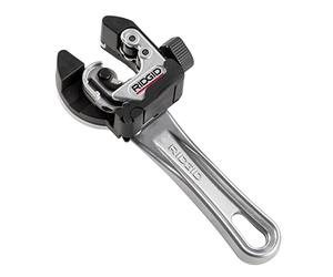 RIDGID 32573 Modelo 118 2 en 1 con empuñadura de trinquete Cortador AUTOFEED para espacios estrechos, Cortador de tuberías de 6 mm a 29 mm
